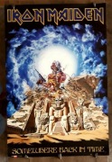 plakat Iron Maiden Somewhere Back In Time heavy metal Metallica Slayer rock