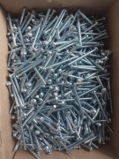 Wkręt metryczny z łbem walcowym z gwintem na części m5x60 ocynk 1000szt