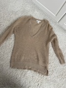 Moherowy sweter H&M miękki M/38 beżowy wełniany