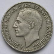 Jugosławia 2 dinary 1925 - król Aleksander I