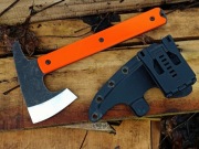 Tomahawk Orange Siekiera Nóż Ręcznie Robiony Custom Knifemaking Polska 