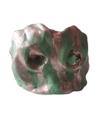 Artystyczny świecznik, doniczka "pinky green" z certyfikatem autentyczności