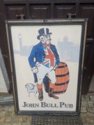 Stalowy szyld the John Bull Pub Wrocław