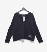 Damski Sweter Luźny Oversize Bawełniany Czarny By O La La |R. Uni