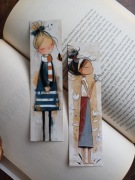 Zakładka do książki - kobietki 04 2szt