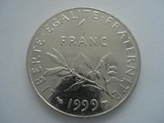 Francja 1 frank 1999