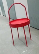 BURVIK/Stolik przenośny czerwony