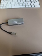 HUB USBC Satechi 3xUSBC i 1xRJ45 2500Mbps