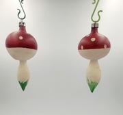 Bombka choinkowa  prl muchomor 10 cm