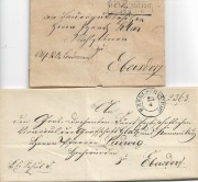 Habelschwerdt (Bystrzyca Kł.) 1860 i 1852 rok do Ebersdorf (Domaszków)