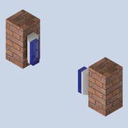 Podstawa uchwyt na fotokomórkę PUPILLA BENINCA - montaż od czoła