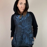 Bluza fitness, sportowa, streetwear, monstera S/M