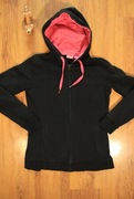 Bluza Crivit r. 36/38 z kapturem czarna damska bawełniana dł. rękaw