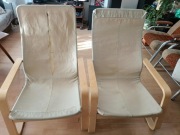 2 fotele IKEA używane w dobrym stanie 