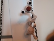 Zawieszka maskotka Sid z epoki lodowcowej Handmade sloth long leniwiec 