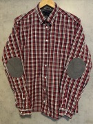 Carry koszula męska w biało-czerwono-granatową kratę rozmiar L