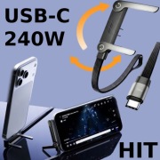 kabel USB ze stojakiem , Iphone, USB C 