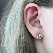 Złote Kolczyki Stal Chirurgiczna