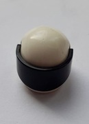 LEGO 2446 kask biały motocyklisty + szyba czarna 2447