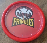 Zegar ścienny PRINGLES 25 cm – oryginalny, retro, kolekcjonerski, nowy