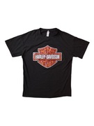 Czarna Koszulka Harley Davidson logo nadruk retro vintage y2k 90s