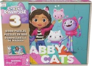 Gabby's Dollhouse kolekcja drewnianych puzzli,3w1