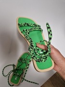 Sandały wiązane sznurkowe MSGM 39