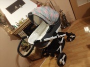 Zestaw Wózek gondola nosidełko i spacerówka 3w1 Lamerio