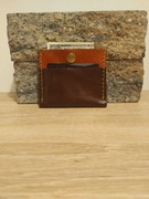 skórzana bilonówka rękodzieło 