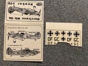 Kalkomania Hawker Hurricane Mk. 2b scala 1/72
