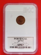 Portugalia - 20 Centavos 1974r. - Grading GCN MS67 !!!