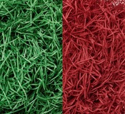 Rozdrobniona Bibuła Ozdobna 200 g – Czerwono-Zielony Mix