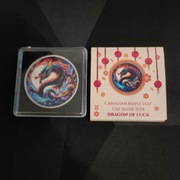 Dragon of Luck 1oz Canadian maple leaf smok