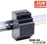 DDR-60L-12 przetwornica DC/DC na szynę DIN 60W 18~75V-12V 5A