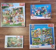 Puzzle TREFL dla dzieci 3+ 4+ PSI PATROL, MASZA, Dinozaury OKAZJA