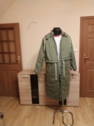 BONPRIX _LZ S7Z DŁUGA KURTKA KHAKI _/ 50