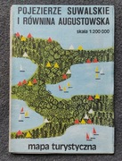 Mapa turystyczna Pojezierze Suwalskie i równina Augustowska 1981r.