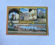 Pocztówka Toruń 1999 wizyta Papieża Jana Pawła II w Polsce