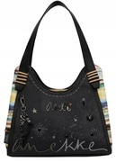 Anekke torebka skóra ekologiczna niebieski