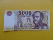 Węgry 5000 Forintów 2023 P-205 UNC
