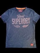 Vintage Superdry t-shirt męski, koszulka rozm. L/XL