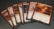 Fires of Mount Doom + 6 czerwonych kart (2 legendarne)