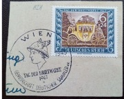 Deutsches Reich Mi 828 stem. okolicz. na wycinku