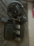 Logitech g923 + shifter - cały zestaw