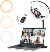 ATUMTEK Selfie Ring Light ze stojakiem na biurko i uchwytem na telefon