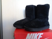 Botki damskie 38 naturalny kożuch i skóra