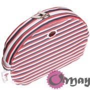 organizer do Obag MOON LIGHT paseczki biały czerwony granatowy OMAY