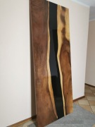 Blat orzech, żywica epoksydowa 250 cm x 100 cm
