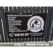 Baner reklamowy z dowolnym nadrukiem 