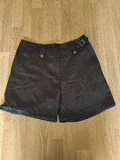 Spodenki damskie czarne krótkie satynowe rozm. 38/40+Gratis!! 